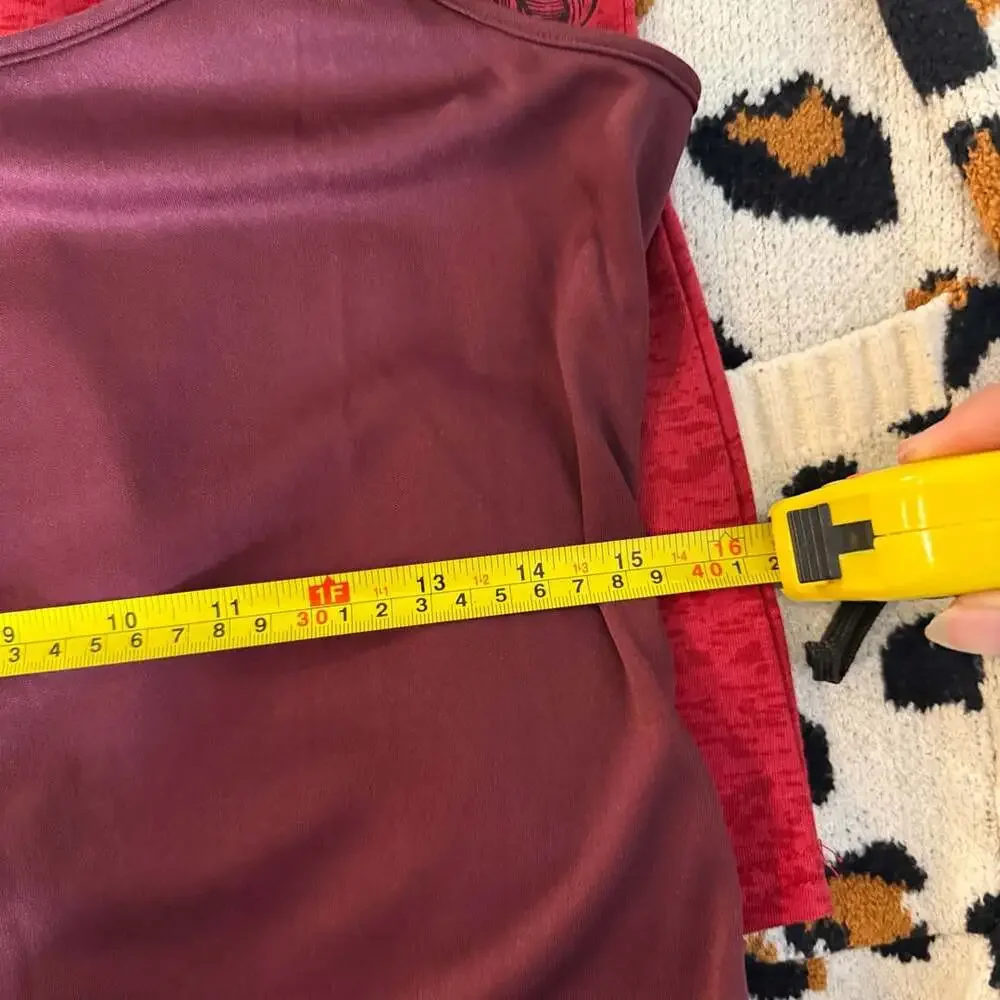 CeCe Cami Size S Burgundy Spaghetti Strap Scoop Neck